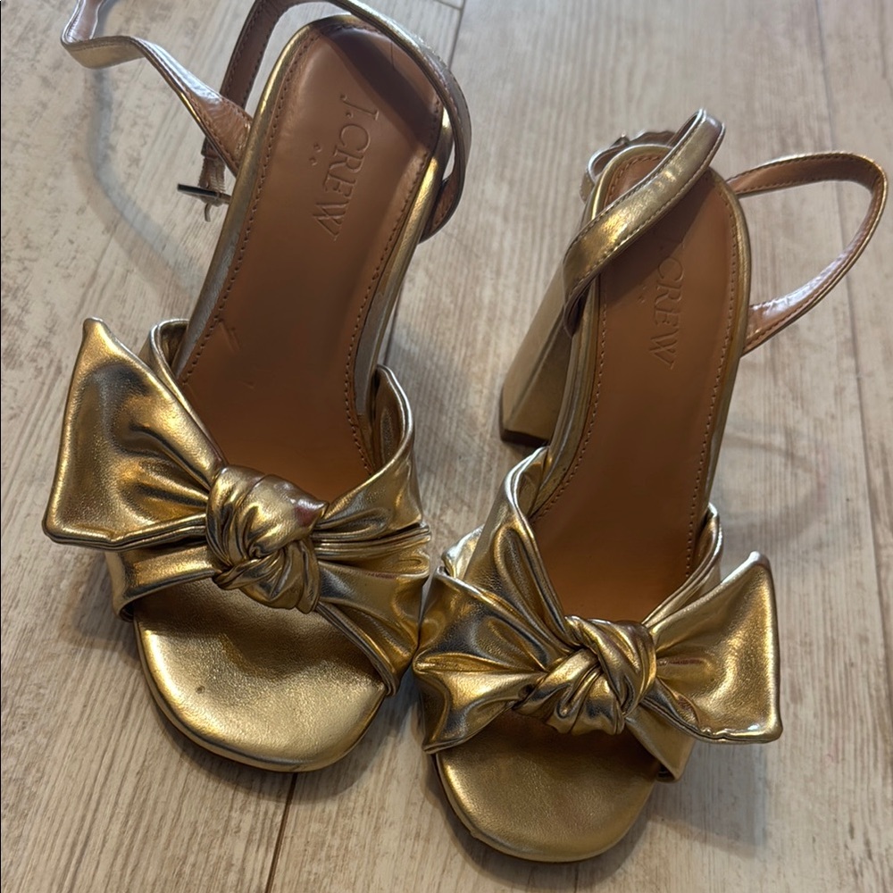 Gold heels